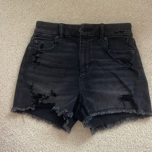 NWT Black American Eagle jean shorts